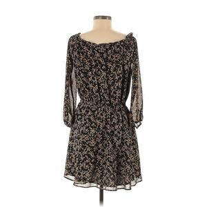 Miss Me Casual Mini Dress Boatneck Black Paisley Dresses Women’s size S